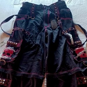 Tripp NYC Super Skull Wide Leg Pants/Shorts